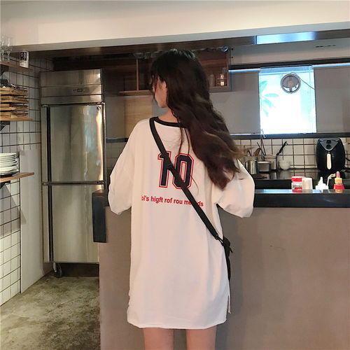 韩版原宿bf风字母印花开叉宽松卫衣女t恤潮p45中纺服饰v10四季星座网