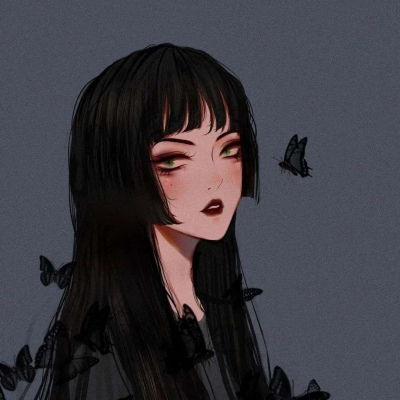 背影头像女霸气高冷短发