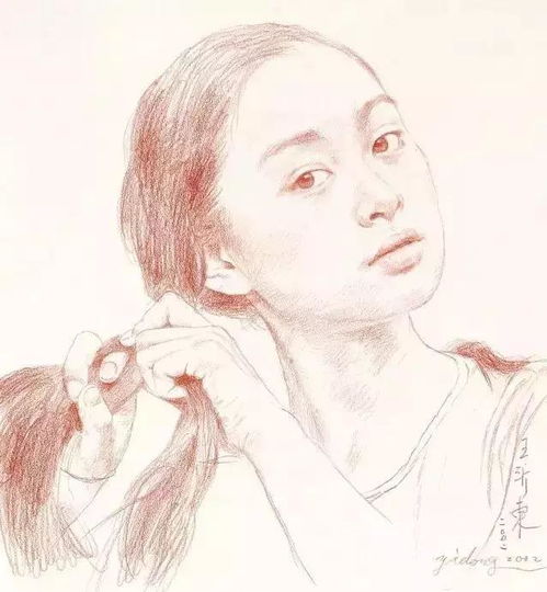王沂东素描精选,纯净唯美