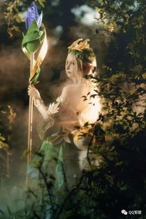 王者荣耀王昭君精灵公主皮肤cos美哭了比原画还好看的仙女姐姐