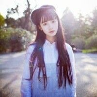 短发风景背影图片