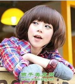 2012最流行的女生短发发型,绝对清纯小女生短发