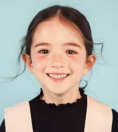 如果霍建华和林心如生个女儿,肯定是这样的睫毛精