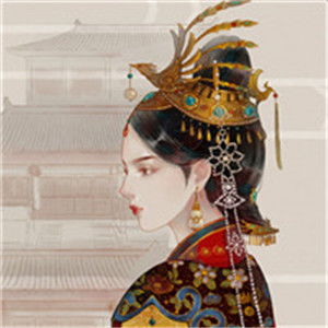 离别相思远缘分已尽手绘唯美古风美女头像