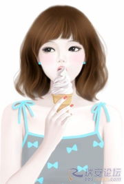 手绘美女