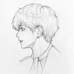 学生党最爱的帅哥美女动漫线稿,画风干净清爽,很适合临摹