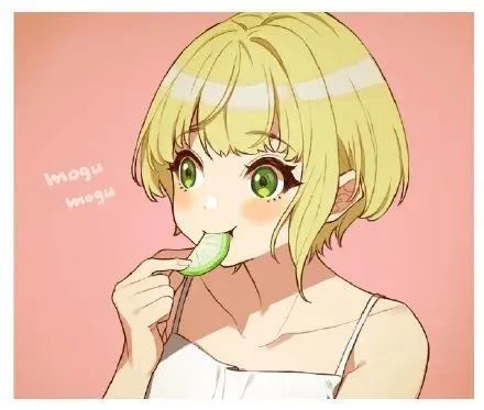 漂亮的美少女人物头像插画