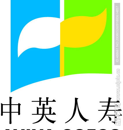 中英人寿保险公司标志设计图企业logo标志标志图标