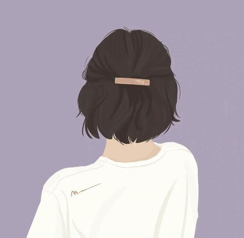 漂亮的短发女生