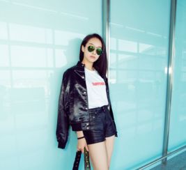 宋茜时尚街拍图片帅气少女宋茜有哪些品牌