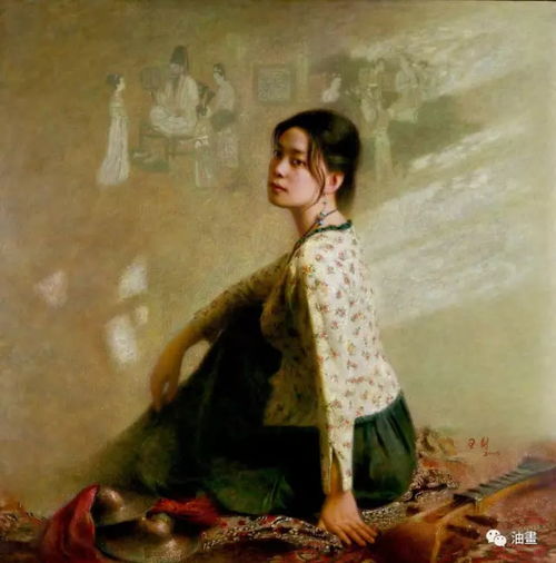 这位画家笔下的美女,真美