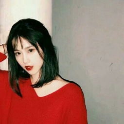 红色系女生头像可爱大全超好看的女生微信头像2019