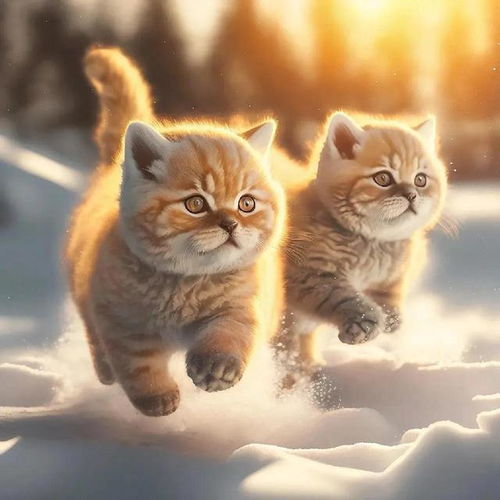 可爱猫咪头像系列之当然要成双成对哇