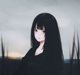 孤独黑暗头像女生真人伤感女生