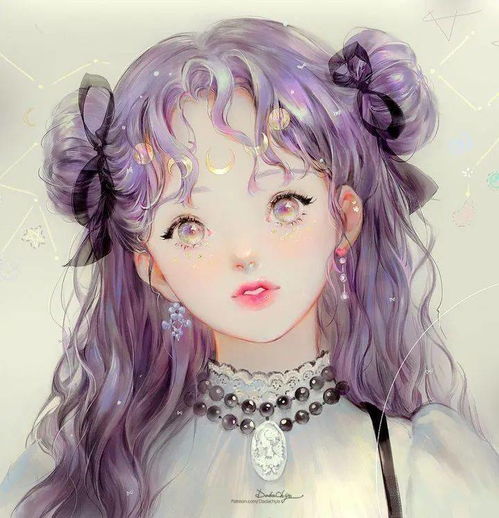 手绘头像女可爱女头