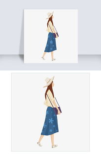 夏季手绘小清新美女插画图片素材psb格式下载其他大全
