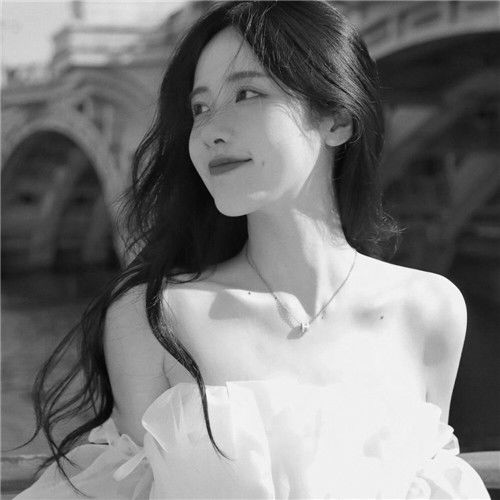 唯美女生黑白头像图片,不可错过的神秘魅力