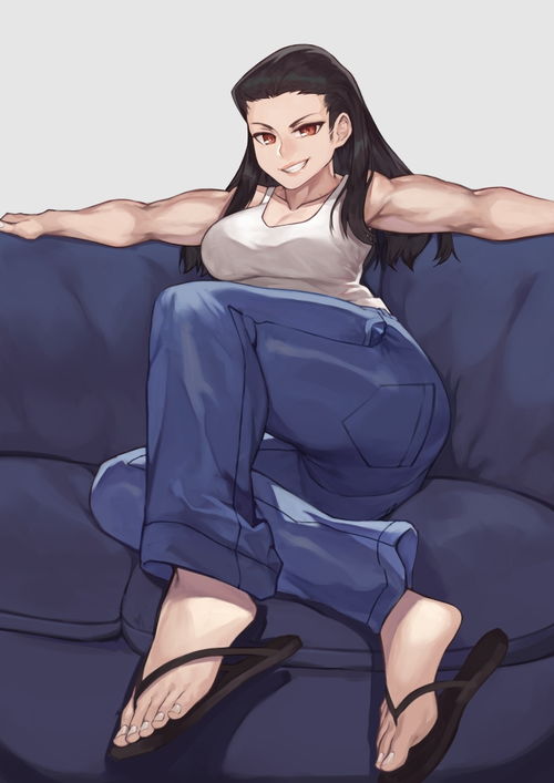 动漫牛仔裤少女