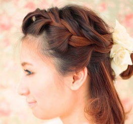短发妹子们,4款简单的短发编发图解无需羡慕长发妹子了