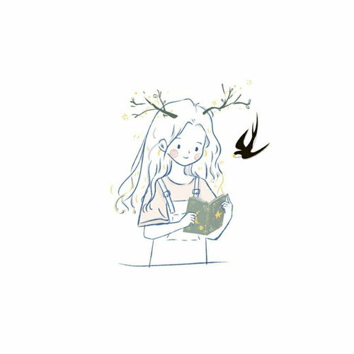 手绘女孩头像