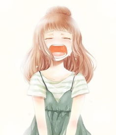 哭泣,不代表脆弱只因坚强了太久感伤哭泣的动漫女生头像