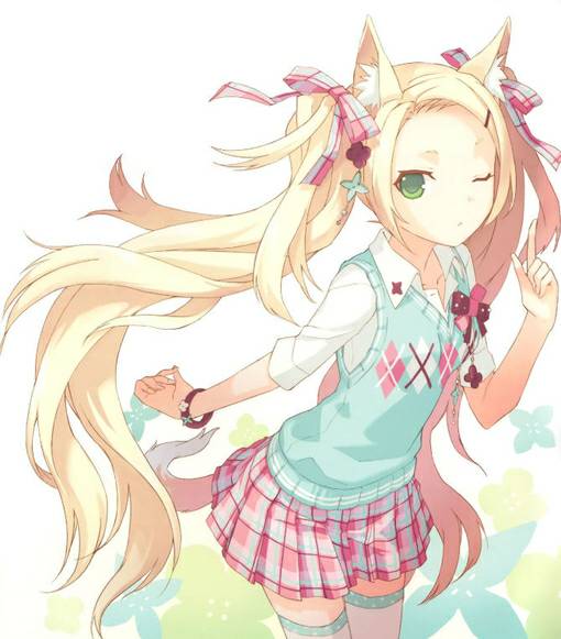 有木有萌萌哒呆萌少女头像