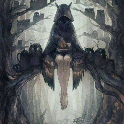 超好看黑暗系女生头像黑化动漫头像女生图片大全