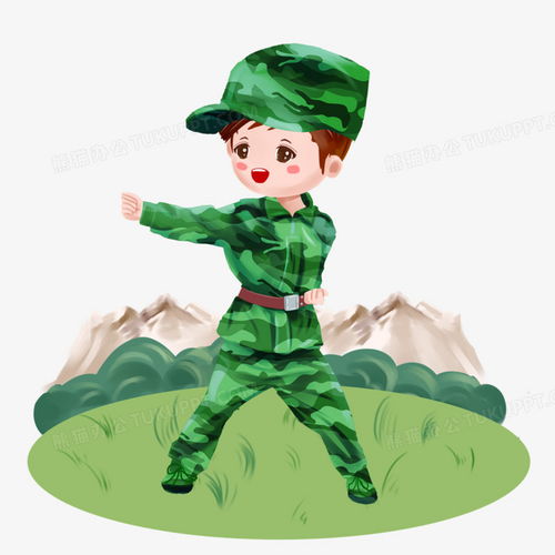 手绘开学季军训艰苦训练png图片素材免费下载手绘png20002000像素熊猫办公