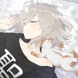 二次元头像少女水边站立阿狄丽娜