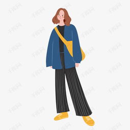 手绘卡通矢量简约3.8女生节可爱休闲少女素材图片免费下载高清psd千库网图片编号11768293