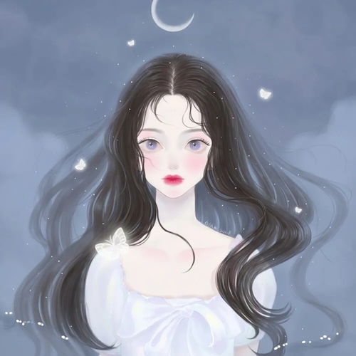 动漫女生头像铃铛遇到风会响,我遇到你,心里的小鹿会乱撞