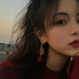 暖色调女生意境微信大图