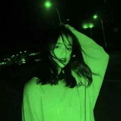 全网最火高清干净绿色系女生头像