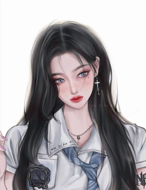 头像手绘女生头像古风头像个性女生头像