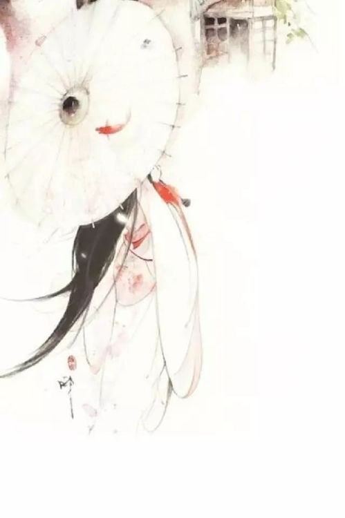侧脸头像女简笔画古风