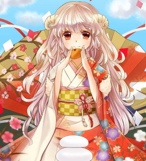 二次元和风少女美图打扮华丽,小鸟依人,千姿百态的和服姑娘