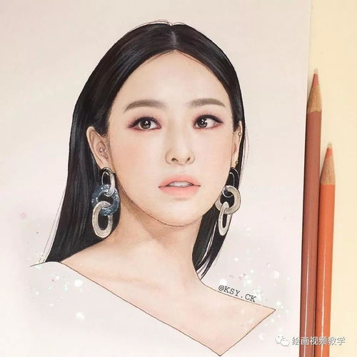 17岁初学画画的美女,彩铅画惊艳吸12万粉丝关注