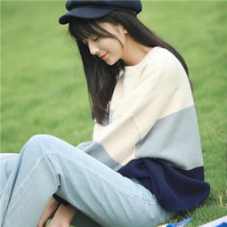 头像女安静气质背影美女