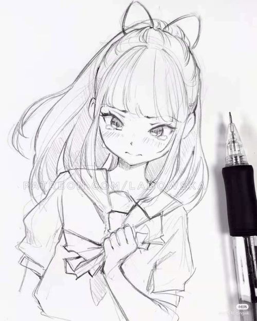 绘画素材一组超适合绘画小白临摹线稿素材来了