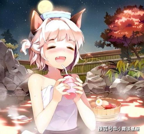 12星座专属猫耳美少女,巨蟹座活泼复杂,天蝎座安静美少女