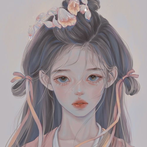 古风头像保持微笑,埋藏骄傲