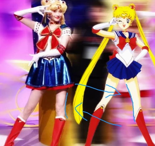 同样是cos美少女战士,关晓彤的造型完胜这位四千年美女