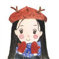 q版女生头像动漫鹿角微信头像图片大全