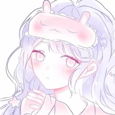 动漫头像女可爱萌漂亮二次元少女心粉色甜美头像
