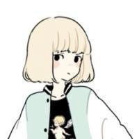 简约短发手绘女生头像