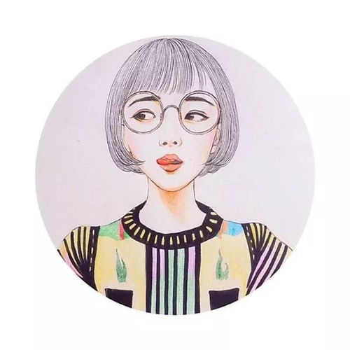 微信头像手绘插画版,清新脱俗