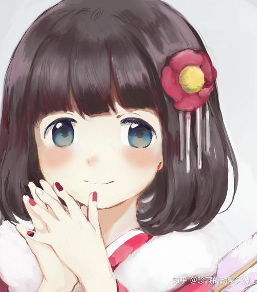 二次元气质少女动漫女生头像,呆萌可爱,楚楚动人
