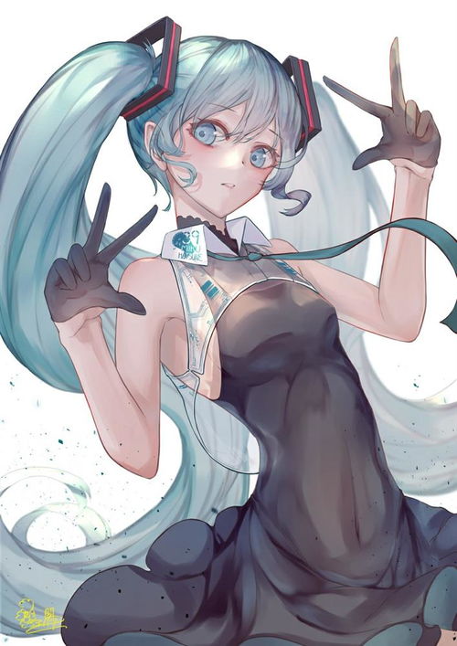 二次元美女福利图16初音未来高清美图秀