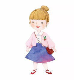 美女插画师画笔下的春日清新美搭