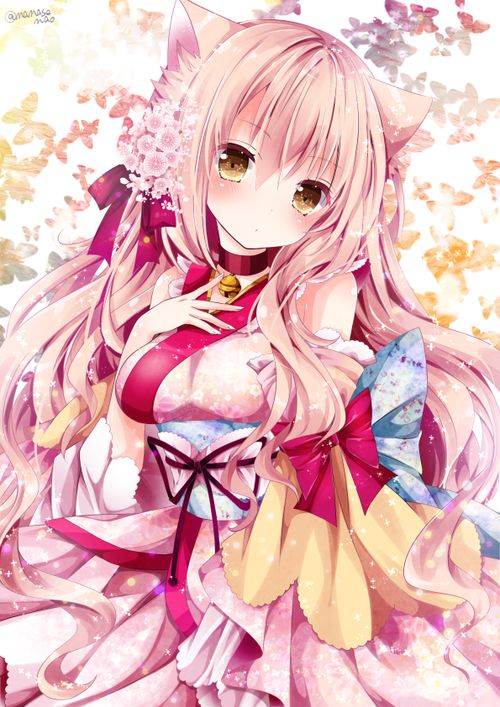 落花粉系唯美动漫美少女